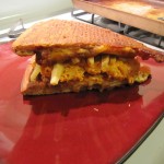 Buffalo Chicken Pizza Dip Sandwich - Side View