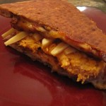 Buffalo Chicken Pizza Dip Sandwich