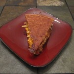 Buffalo Chicken Pizza Dip Sandwich - Top View