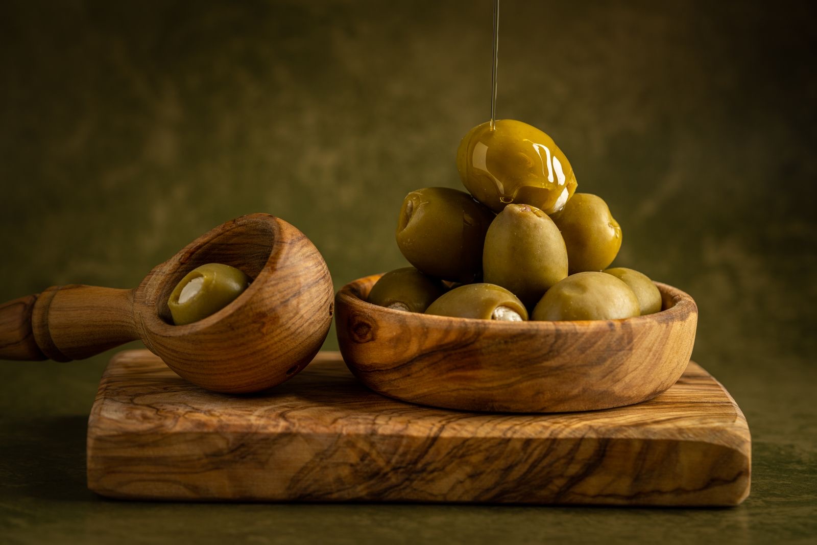 Fried Olives Stuffed with Cheese