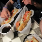 Two 12 inch subs in trays